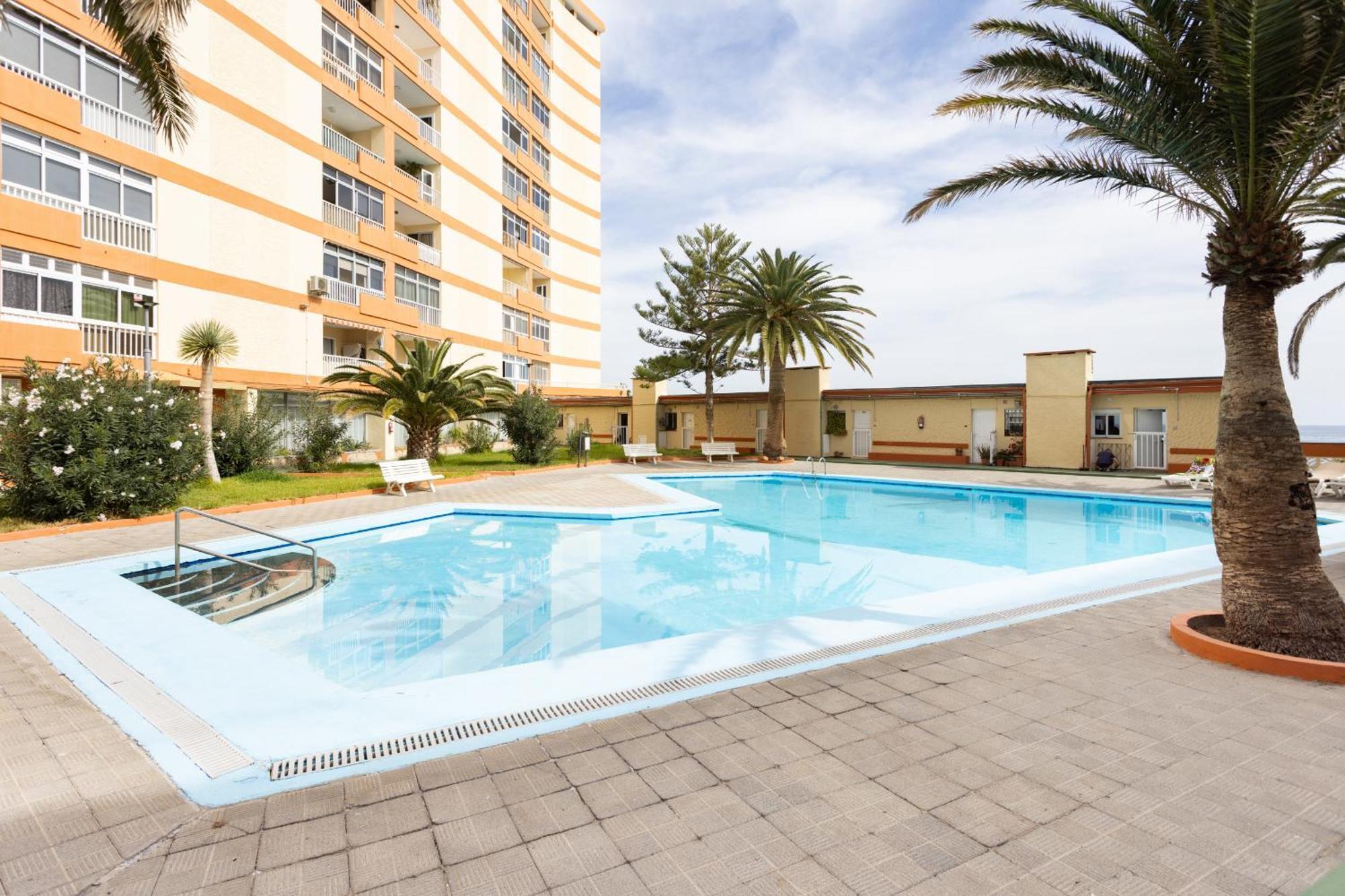 קנדלריה Frontline Duplex Las Arenitas With Pool מראה חיצוני תמונה